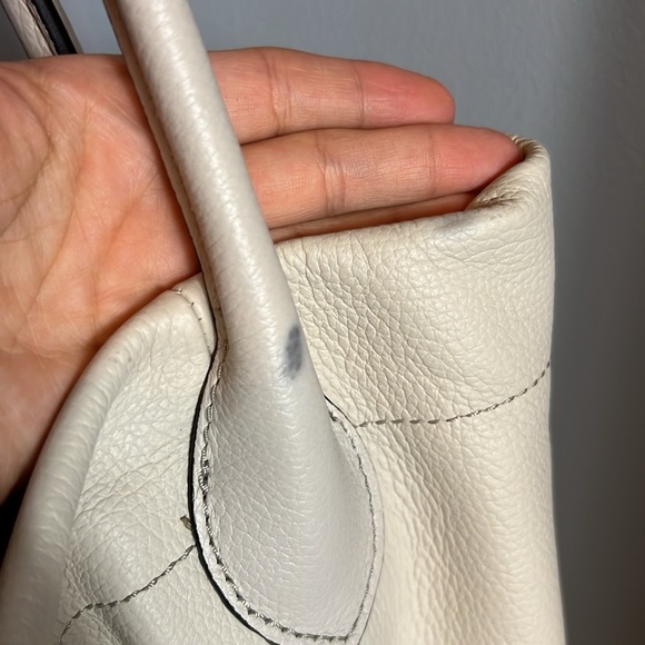 Dooney & Bourke Belvedere Logo Lock Leather Tote - Picture 7 of 7